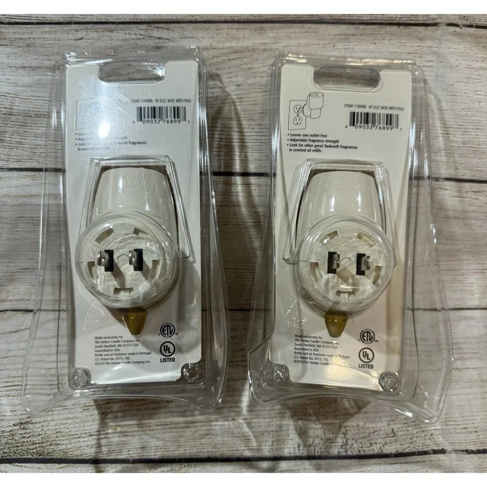 NIB Lot of 2 Yankee Candle Electric Plug In Fragrance Unit North Pole NEW Tub8